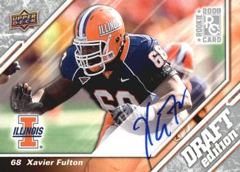 2009 Upper Deck Draft Edition - Autographs Silver #108 Xavier Fulton Front
