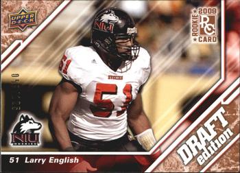 2009 Upper Deck Draft Edition - Bronze #124 Larry English Front