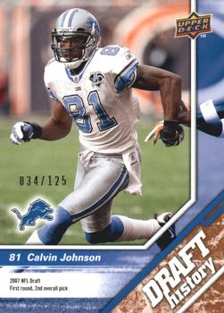 2009 Upper Deck Draft Edition - Bronze #186 Calvin Johnson Front