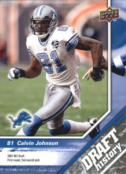 2009 Upper Deck Draft Edition - Brown #186 Calvin Johnson Front