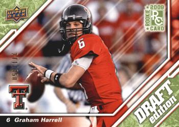 2009 Upper Deck Draft Edition - Green #18 Graham Harrell Front