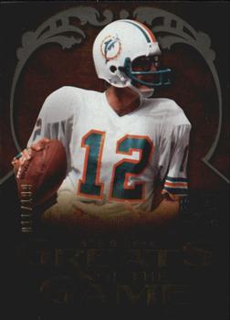 2009 Upper Deck Icons - Greats of the Game Gold 199 #GG-BG Bob Griese Front