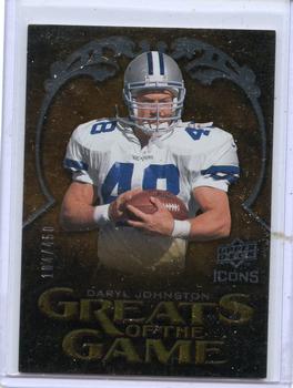 2009 Upper Deck Icons - Greats of the Game Silver #GG-DJ Daryl Johnston Front