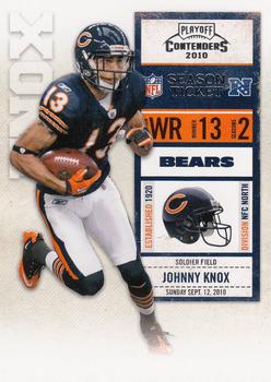 2010 Playoff Contenders #017 Johnny Knox Front