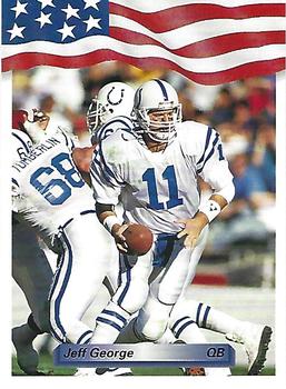 1992 All World #214 Jeff George Front