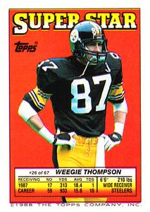 1988 Topps Stickers #87 / 206 Randy Wright / Mike Bell Back