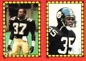 1988 Topps Stickers #120 / 278 Mel Gray / Delton Hall Front