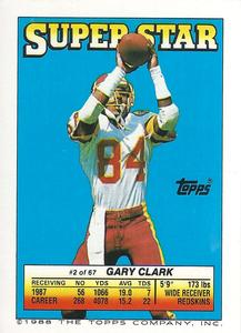 1988 Topps Stickers #63 / 281 Charles Haley / Dwayne Woodruff Back