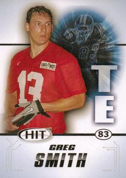 2011 SAGE HIT #16 Greg Smith Front