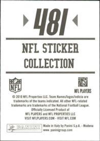 2010 Panini NFL Sticker Collection #481 Adrian Wilson Back