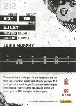 2010 Score - Glossy #212 Louis Murphy Back