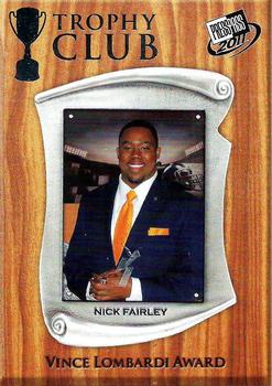 2011 Press Pass #55 Nick Fairley Front