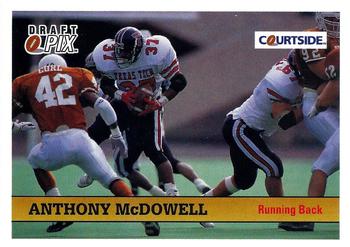 1992 Courtside Draft Pix #56 Anthony McDowell Front