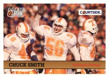 1992 Courtside Draft Pix #133 Chuck Smith Front