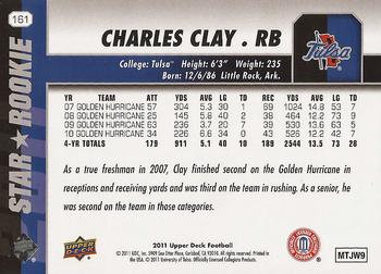2011 Upper Deck #161 Charles Clay Back