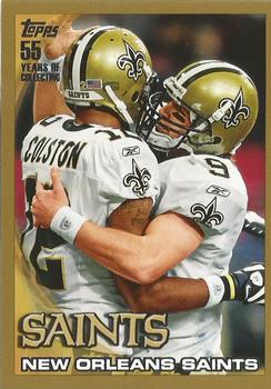 2010 Topps - Gold #137 New Orleans Saints Front