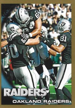 2010 Topps - Gold #439 Oakland Raiders Front