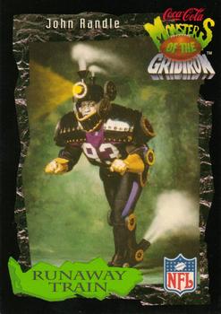 1994 Coca-Cola Monsters of the Gridiron #19 John Randle Front
