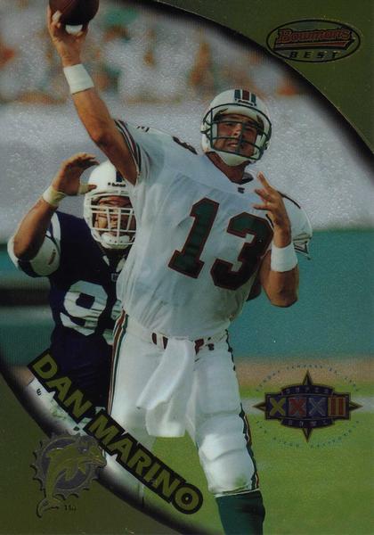 1997-98 Bowman's Best Super Bowl Jumbos #9 Dan Marino Front