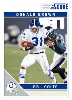2011 Score #124 Donald Brown Front