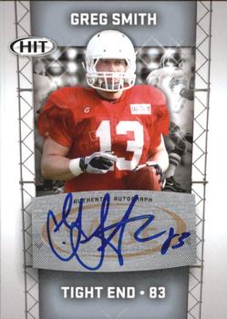 2011 SAGE HIT - Autographs Silver #A16 Greg Smith Front