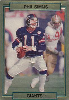1989 Action Packed Test #19 Phil Simms Front