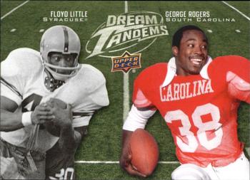 2011 Upper Deck - Dream Tandems #DT-12 Floyd Little / George Rogers Front
