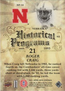 2011 Upper Deck - Historical Programs #HP-14 Roger Craig Back