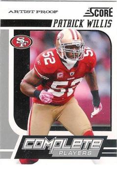 2011 Score - Complete Players Artist's Proof #14 Patrick Willis Front