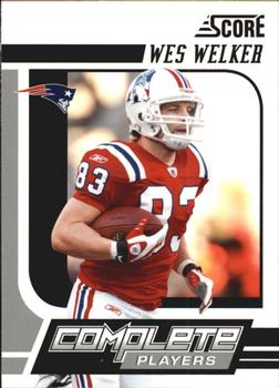 2011 Score - Complete Players Glossy #20 Wes Welker Front