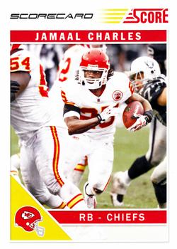 2011 Score - Scorecard #145 Jamaal Charles Front