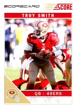 2011 Score - Scorecard #253 Troy Smith Front