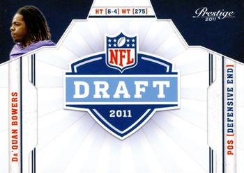 2011 Panini Prestige - NFL Draft #9 Da'Quan Bowers Front