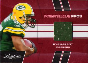 2011 Panini Prestige - Prestigious Pros Materials Red #43 Ryan Grant Front