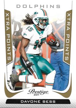 2011 Panini Prestige - Xtra Points Gold #106 Davone Bess Front