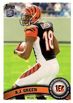 2011 Topps #151 A.J. Green Front