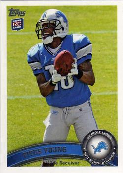 2011 Topps #19 Titus Young Front