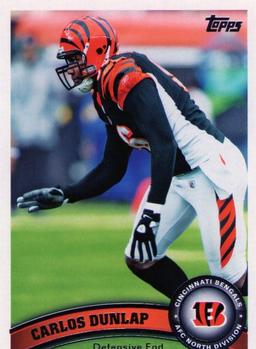 2011 Topps #335 Carlos Dunlap Front