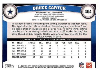 2011 Topps #404 Bruce Carter Back