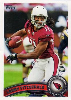 2011 Topps #10 Larry Fitzgerald Front