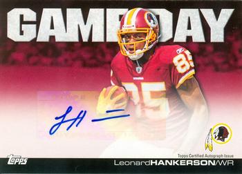 2011 Topps - Game Day Autographs #GDA-LH Leonard Hankerson Front