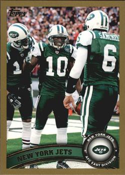 2011 Topps - Gold #28 New York Jets Front