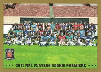 2011 Topps - Gold #187 2011 NFL Players Rookie Premiere Front