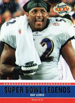 2011 Topps - Super Bowl Legends #SBL-XXXV Ray Lewis Front