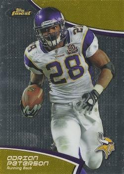2011 Finest #10 Adrian Peterson Front