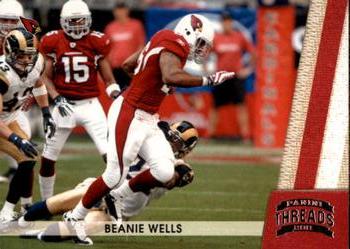 2011 Panini Threads #1 Beanie Wells Front