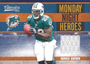 2010 Panini Classics - Monday Night Heroes Jerseys #3 Ronnie Brown Front