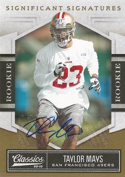 2010 Panini Classics - Significant Signatures Gold #193 Taylor Mays Front