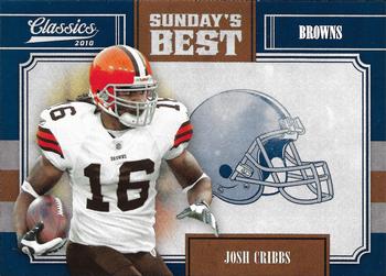 2010 Panini Classics - Sunday's Best #8 Josh Cribbs  Front