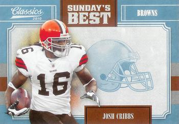 2010 Panini Classics - Sunday's Best Platinum #8 Josh Cribbs  Front